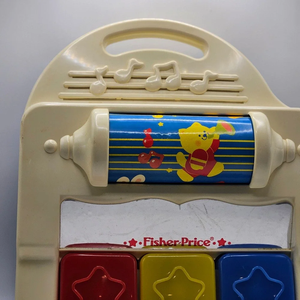 Fisher Price Piano Music Toy Blocks‎ And Rotating Drum For Toddlers NOT WORKING